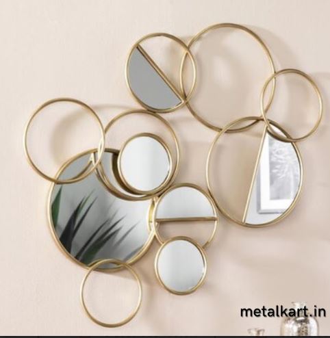 Entangled Circles Wall Mirror (36 x 26 Inches)