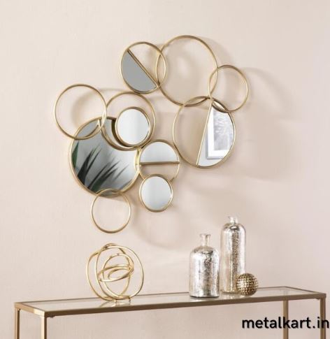 Entangled Circles Wall Mirror (36 x 26 Inches)