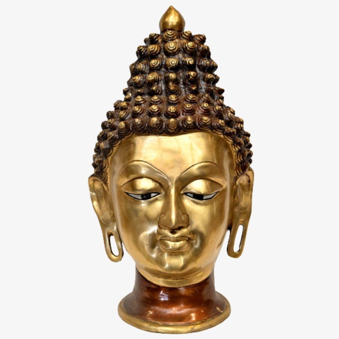 Face of Buddha (H 22 Inches, Weight 20.92 Kg)