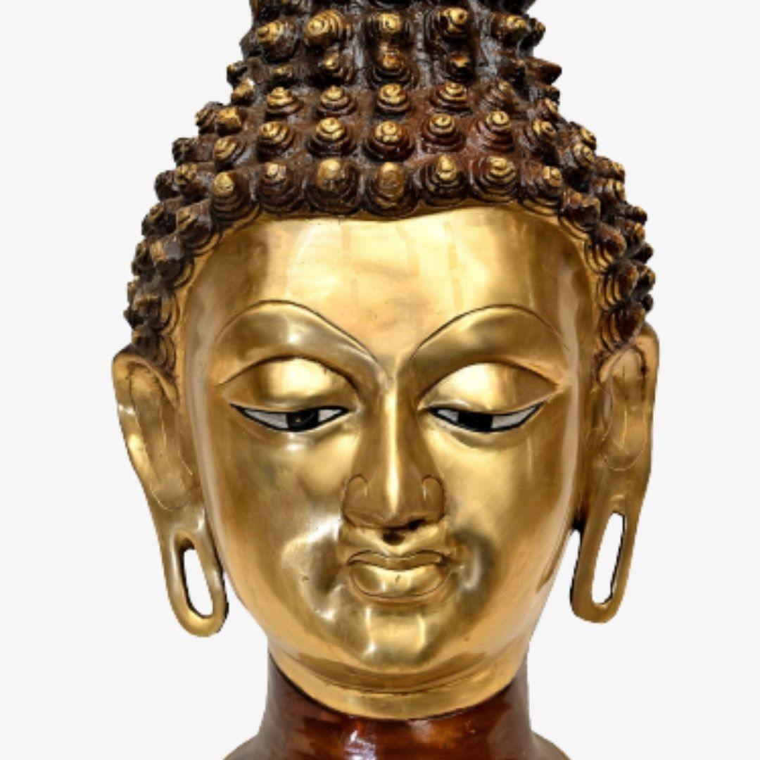 Face of Buddha (H 22 Inches, Weight 20.92 Kg)
