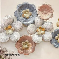 Thumbnail for Floral Symphony Metallic Wall Decor (48 x PROP Inches)