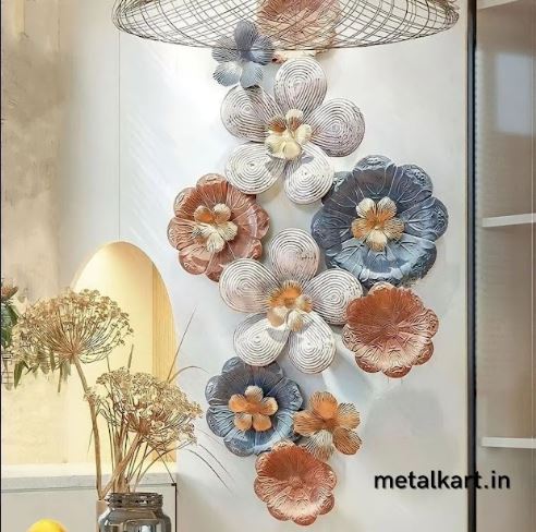 Floral Symphony Metallic Wall Decor (48 x PROP Inches)