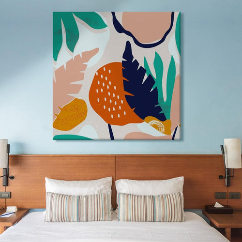 Flourish Canvas Wall Painting (36 x 36 Inches)