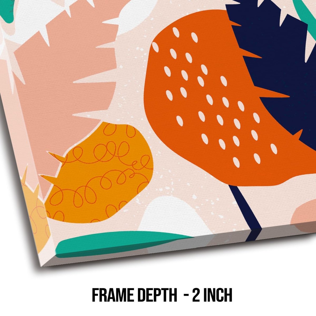 Flourish Canvas Wall Painting (36 x 36 Inches)
