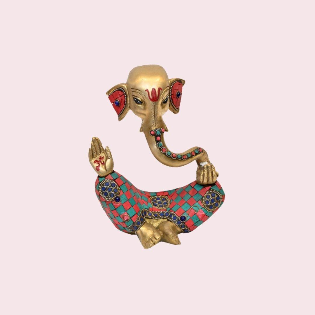 Gajanana (H 8.5 Inches, Weight 2.5 Kg)