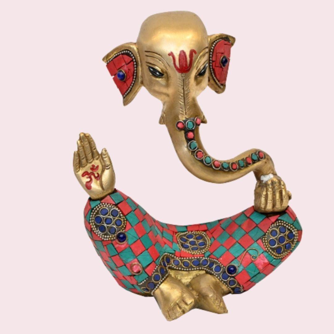 Gajanana (H 8.5 Inches, Weight 2.5 Kg)