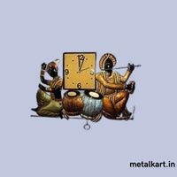 Thumbnail for Geet Nritya Vadya Wall Clock (20 x 16 Inches)