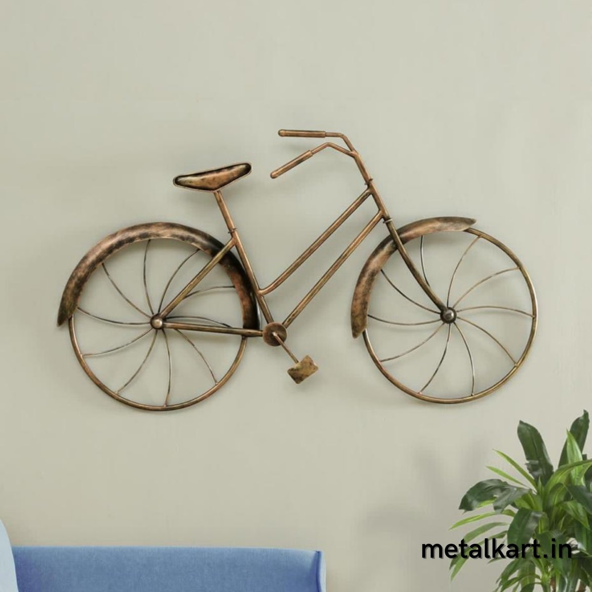 Globetrotters Handmade Vintage Cycle Wall accent (36 x 21 Inches)