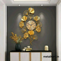 Thumbnail for Golden metallic Furrow wall watch (24 x 36 Inches approx)