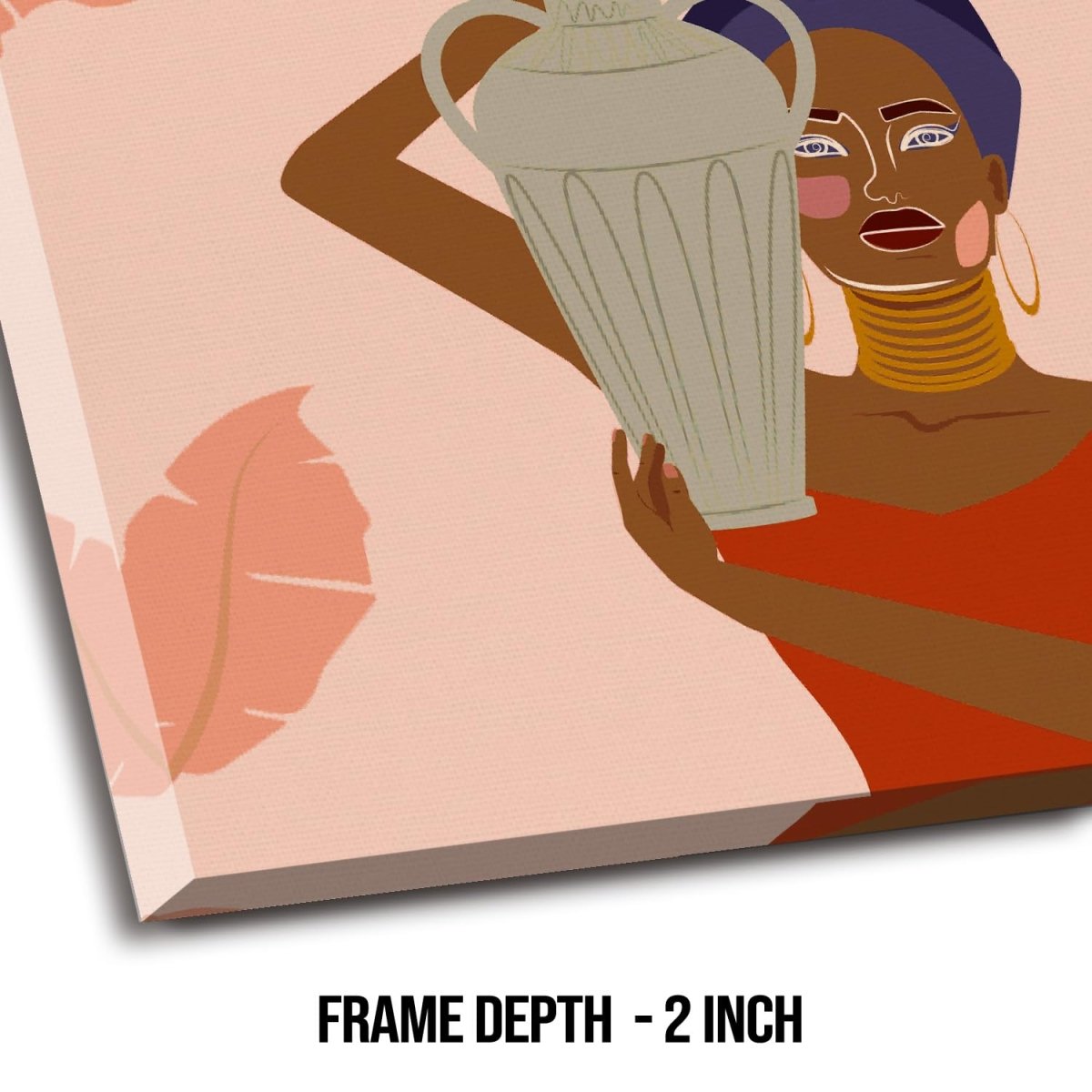 Guardian of the Wellspring Canvas Wall Painting (36 x 36 Inches)