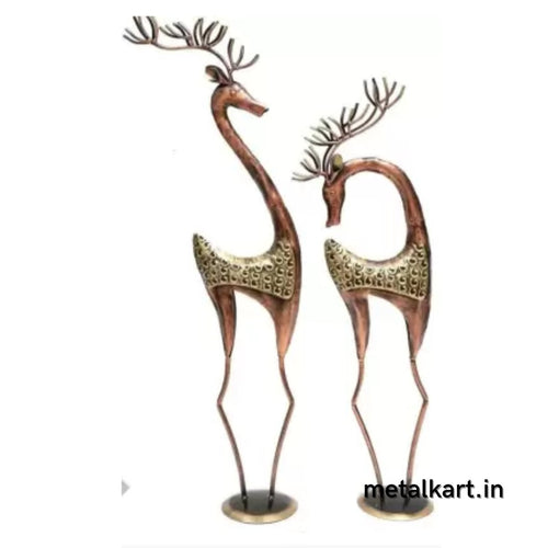 Handcrafted Set of Beloved Deer For living room (8.5*6*33 approx)