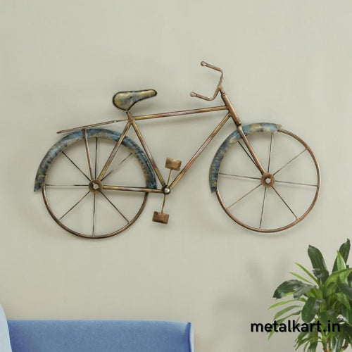 Handmade VIntage Cycle Wall Hanging (36 x 22 Inches)