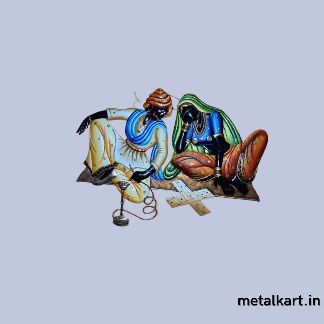 Indian Khel Pacchisi and Chausar (24 x 20 Inches)