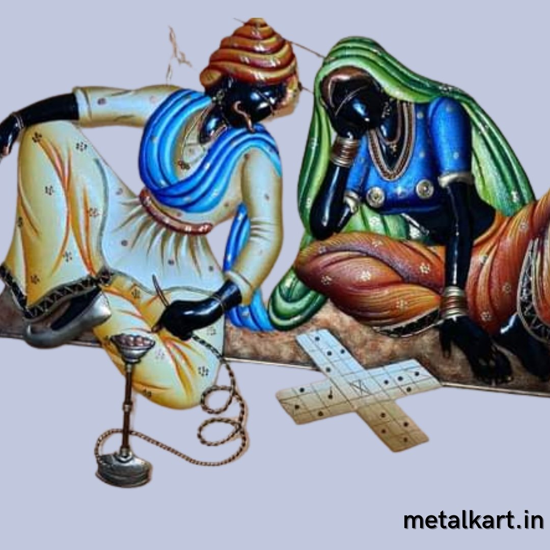 Indian Khel Pacchisi and Chausar (24 x 20 Inches)