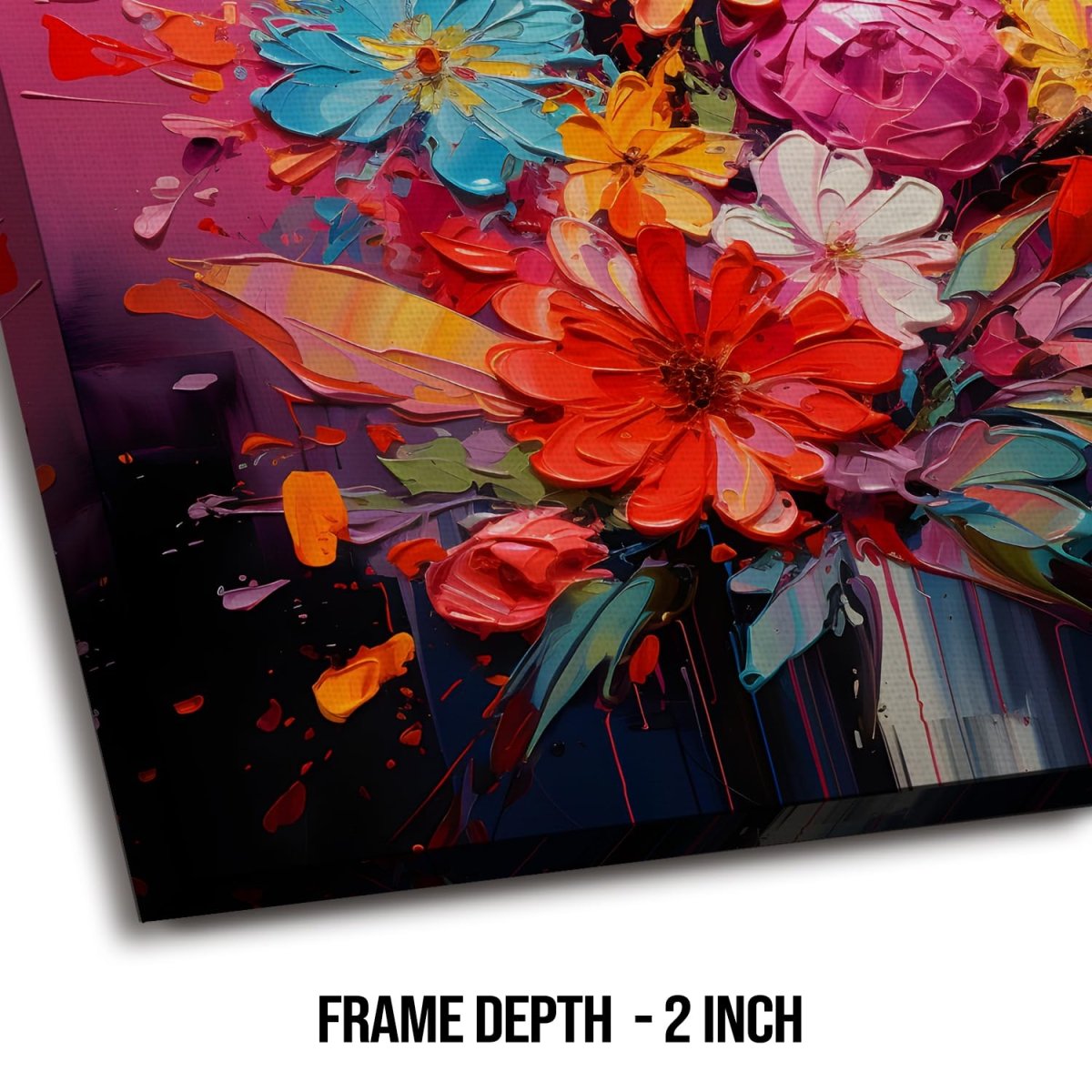 Interwoven Dreams Floral Canvas Wall Art (36 x 36 Inches)