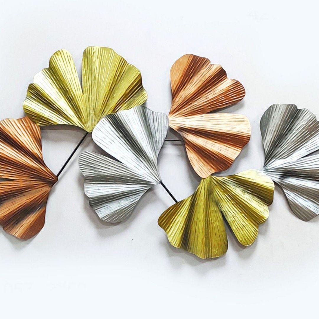 Iron metallic leaf art (42 x 24 Inches)