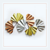 Thumbnail for Iron metallic leaf art (42 x 24 Inches)
