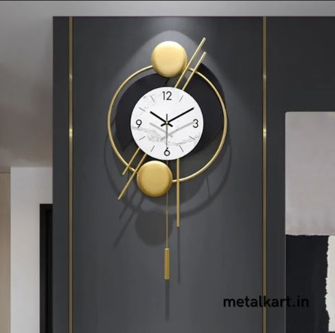 Kaalchakra Plantes Wall Clock (14 x 28 Inches)