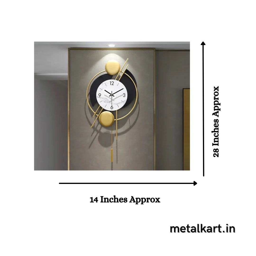 Kaalchakra Plantes Wall Clock (14 x 28 Inches)