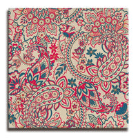 Thumbnail for Kalamkari Classic Paisley Canvas Wall Painting (36 x 36 Inches)