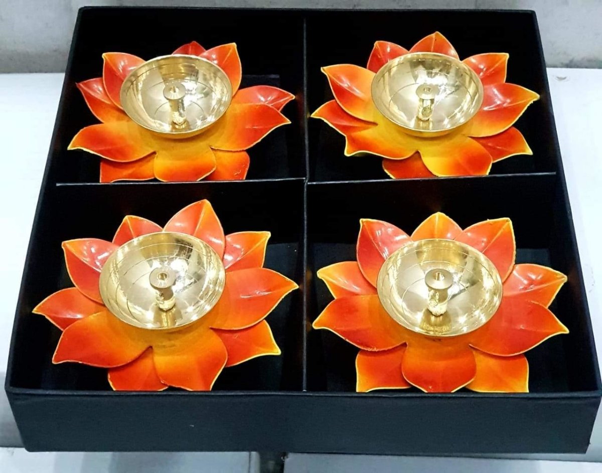 Lotus Diya set