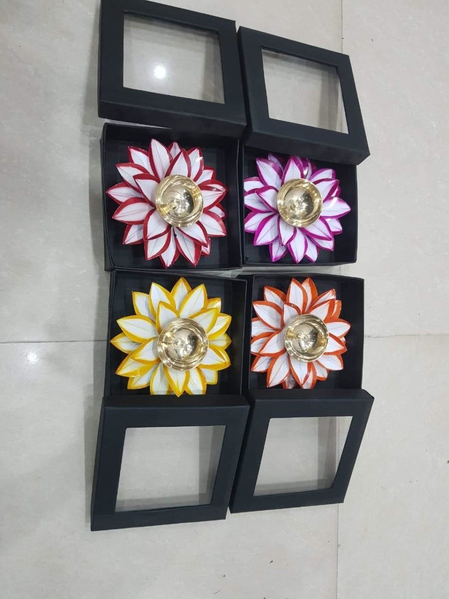 Lotus Diya set