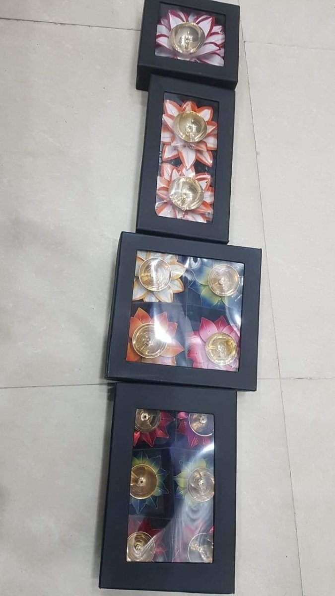 Lotus Diya set