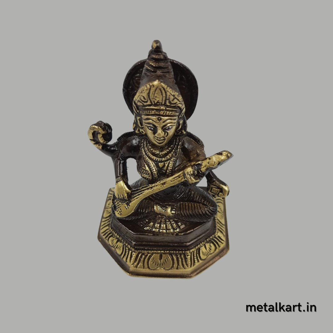 Maa Saraswati (Weight 692 gms, Height 4.1 Inches)