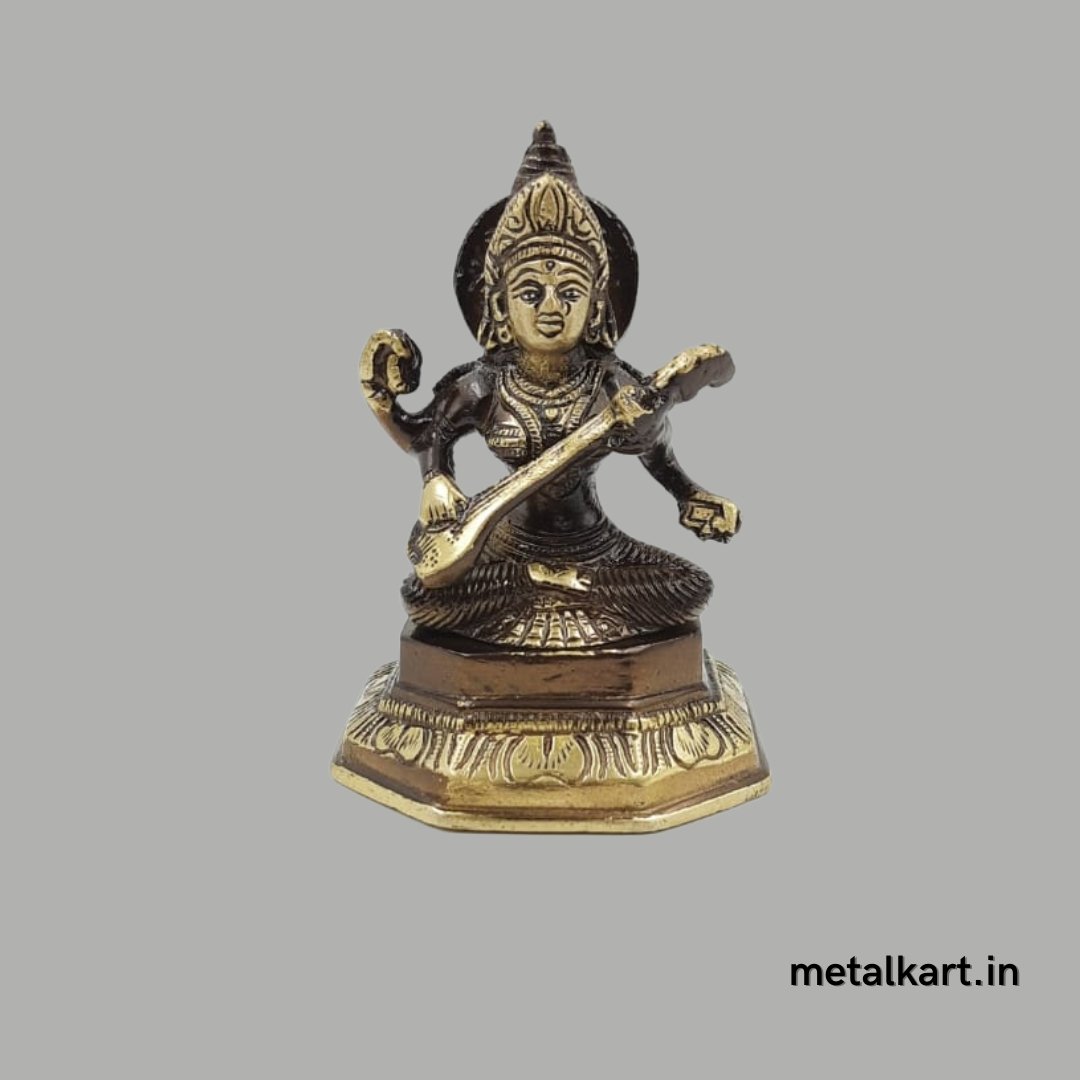 Maa Saraswati (Weight 692 gms, Height 4.1 Inches)
