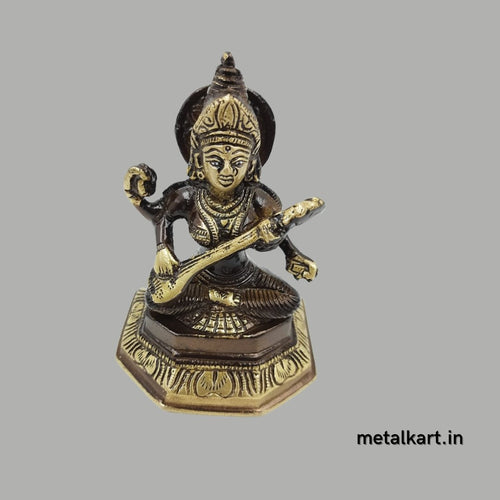 Maa Saraswati (Weight 692 gms, Height 4.1 Inches)