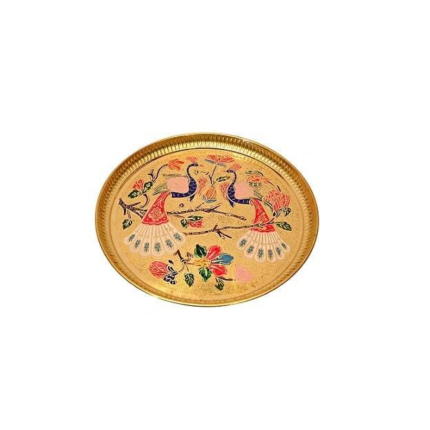 Mayur thali (Dia 8 Inches)