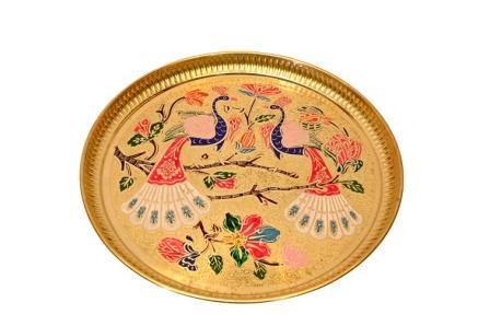Mayur thali (Dia 8 Inches)
