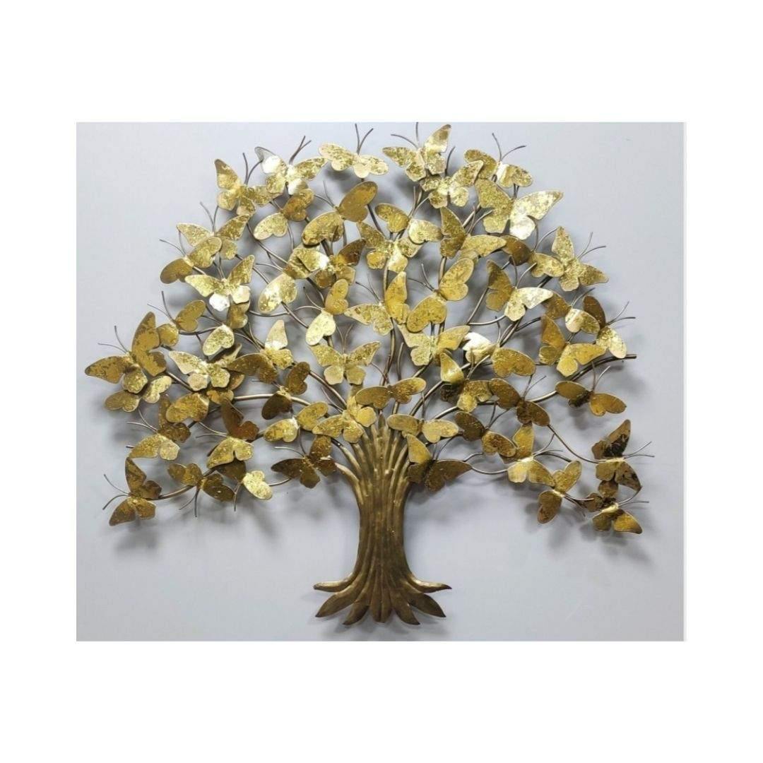 Metal Butterfly Tree Wall Art (40 x 40 Inches)