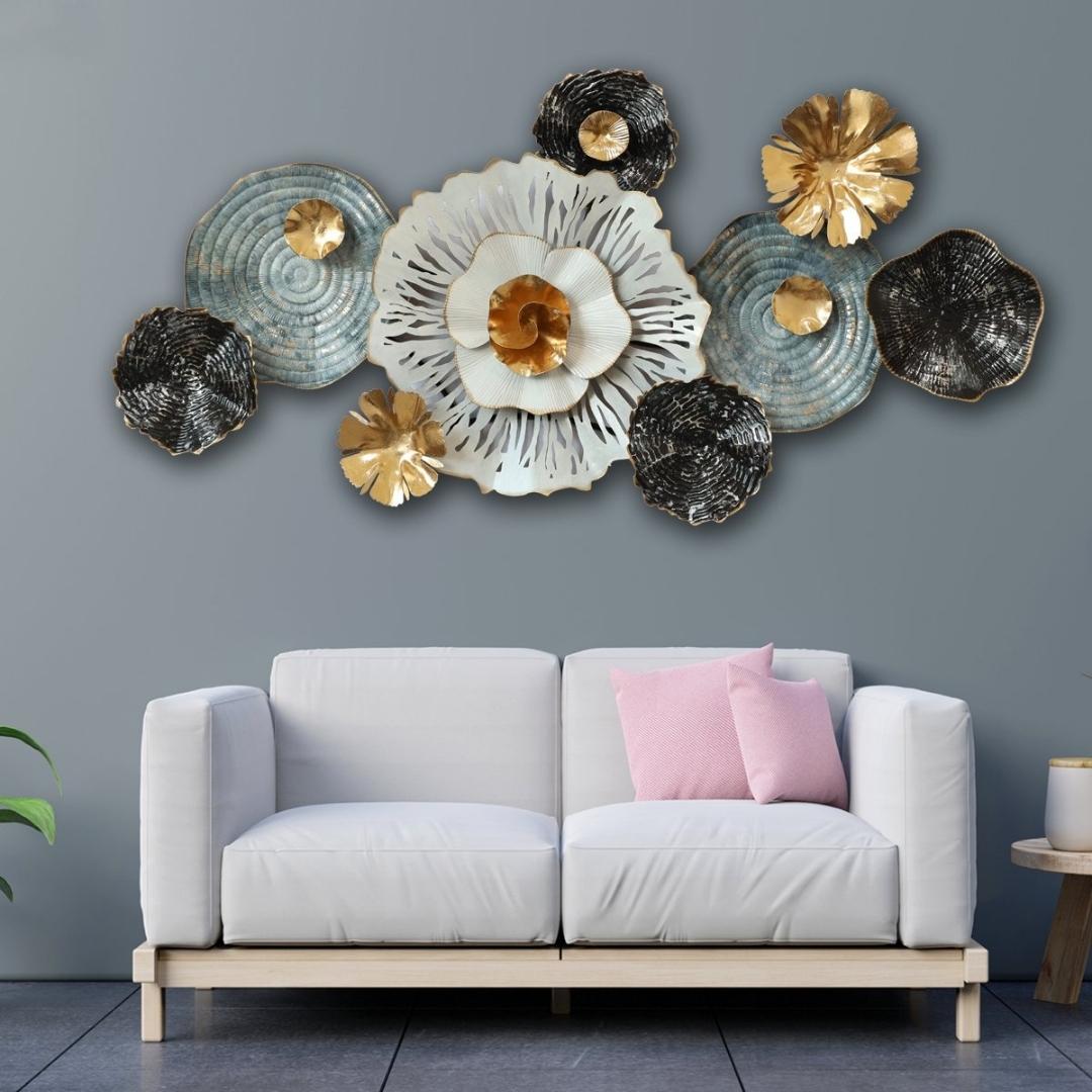Metalkart Soothing interiors Wall Art (48 x 24 Inches) - Punam Metalcrafts