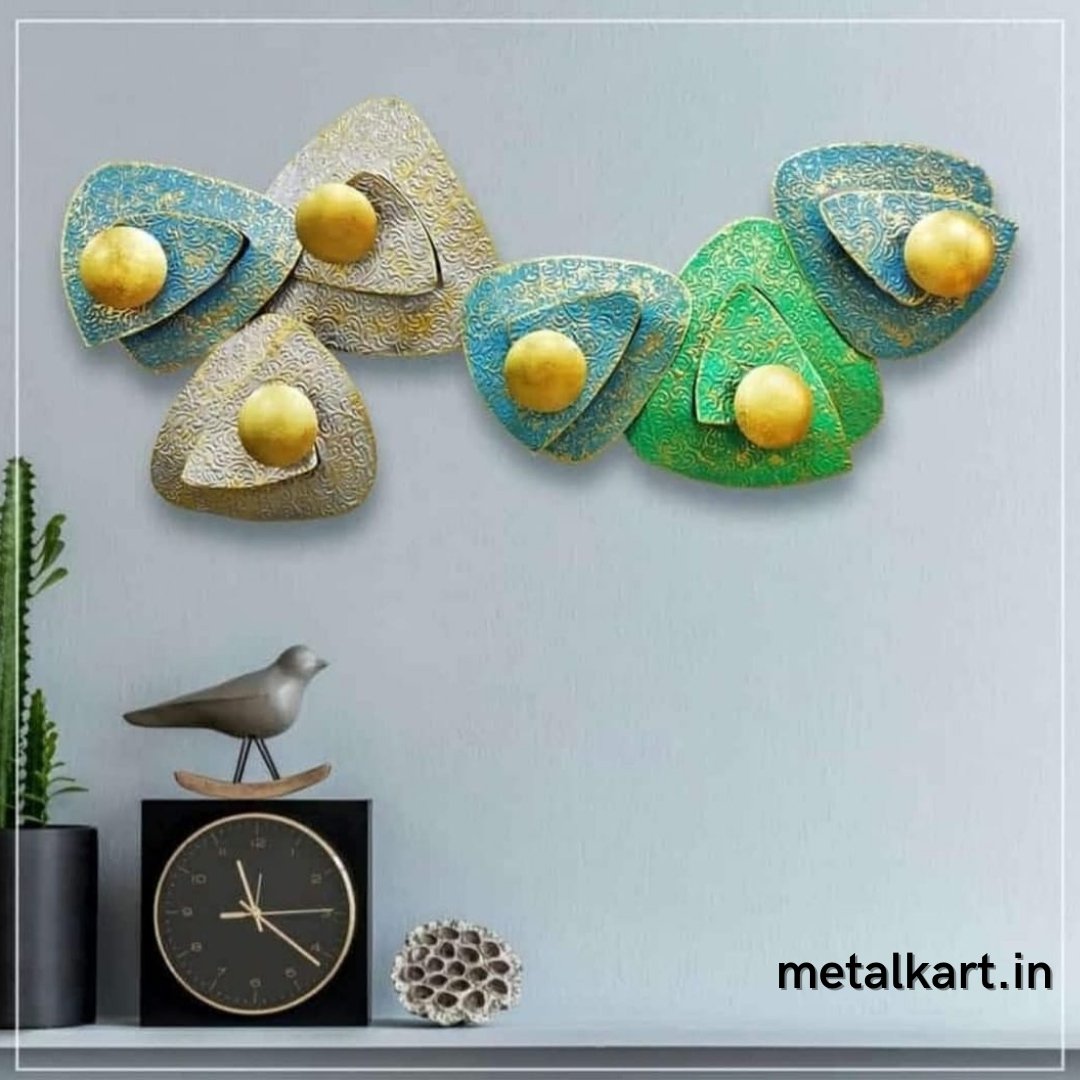 Metalkart special Abstract wall mounted art (47 x 22 Inches