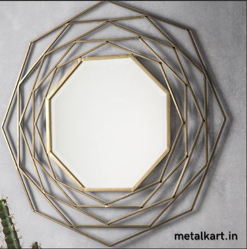 Metalkart Special Aureole Wall Mirror (24 x 24 Inches)