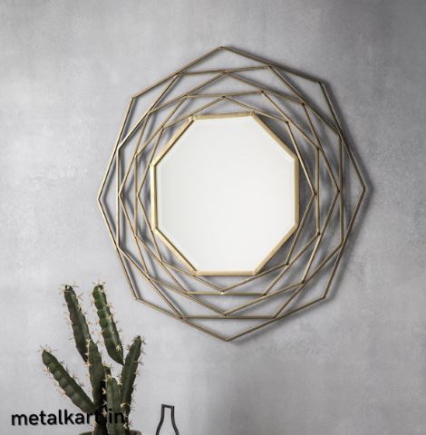 Metalkart Special Aureole Wall Mirror (24 x 24 Inches)
