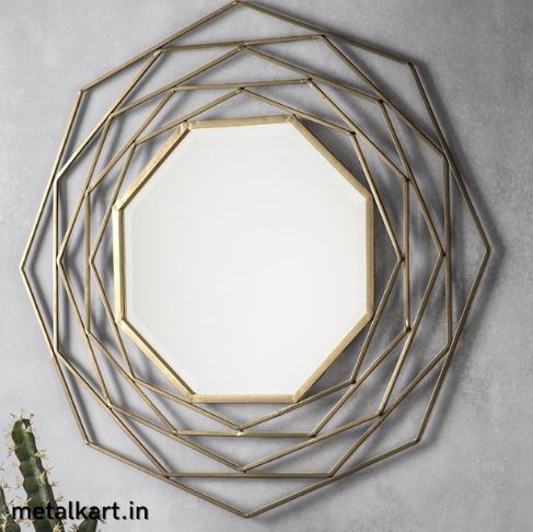 Metalkart Special Aureole Wall Mirror (24 x 24 Inches)
