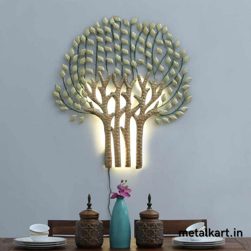 Metalkart Special Backlit Pine Tree (36 x 40 Inches)