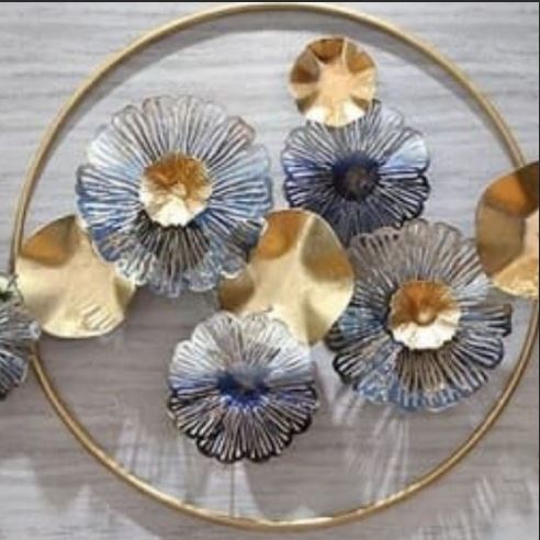 Metalkart Special Blooming Medley Wall Décor (47 x 24 Inches)