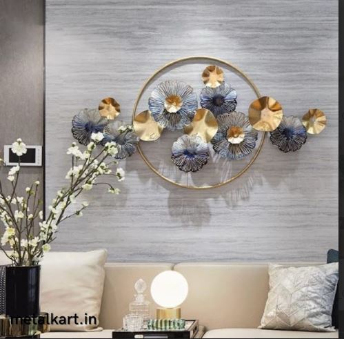 Metalkart Special Blooming Medley Wall Décor (47 x 24 Inches)