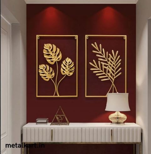 Metalkart Special Botanical Beauty Wall Art (16 x 24 Inches) Each Panel