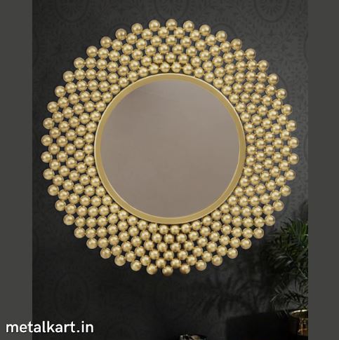 Metalkart Special Celestial Latticework Wall Mirror (30 x 30 Inches)