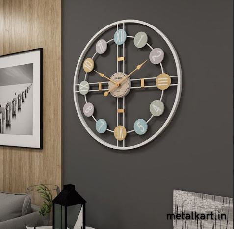 Metalkart Special Color Wheel Timepiece (24 x 24 Inches)