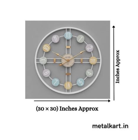 Metalkart Special Color Wheel Timepiece (24 x 24 Inches)