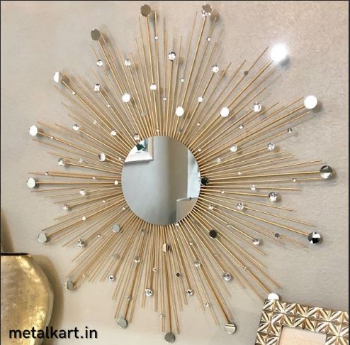 Metalkart Special Cosmic Swirl Wall Mirror (30 x 30 Inches)