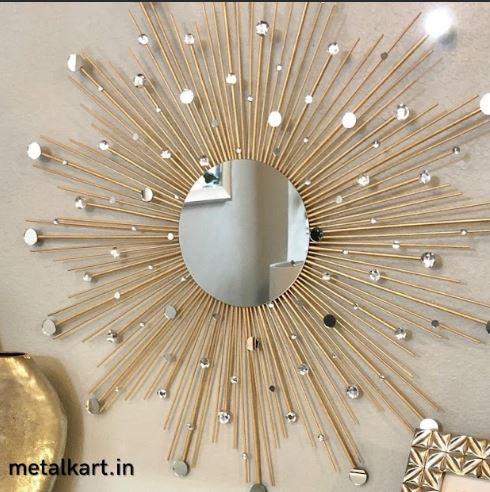 Metalkart Special Cosmic Swirl Wall Mirror (30 x 30 Inches)