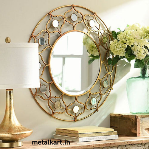 Metalkart special exquisite design mirror (30 Inches)