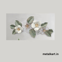 Thumbnail for Metalkart special floral metal wall art (48 x 23 Inches)