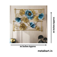 Thumbnail for Metalkart Special Framed Zara With Leaves Wall Art (36 x 26 Inches)